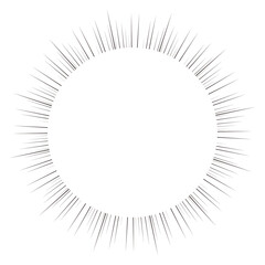 【吹き出し 素材】漫画のセリフ 心の声 ウニフラッシュ	