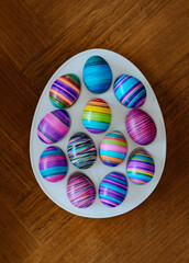 Dyed Easter Eggs - Easter Sunday Traditions