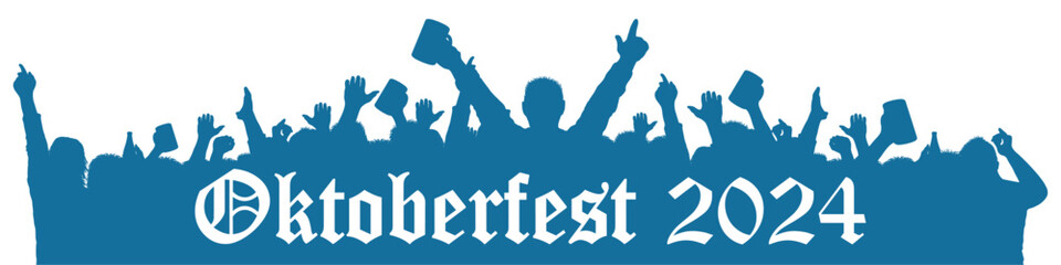 Oktoberfest 2024 - München - Banner - obrazy, fototapety, plakaty
