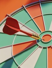 Minimalist D Dartboard Depicting Product Market Fit as a Strategic Objective