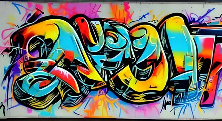 Obraz premium Graffiti Art Design 108