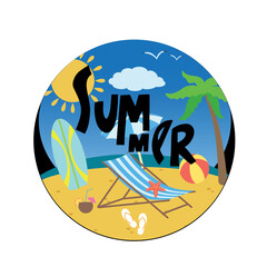 beach volleyball logo - obrazy, fototapety, plakaty