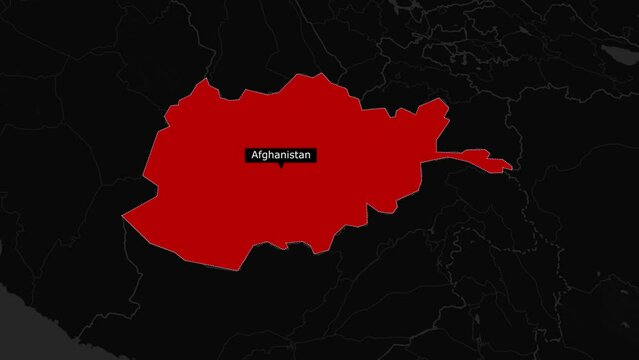 Afghanistan map