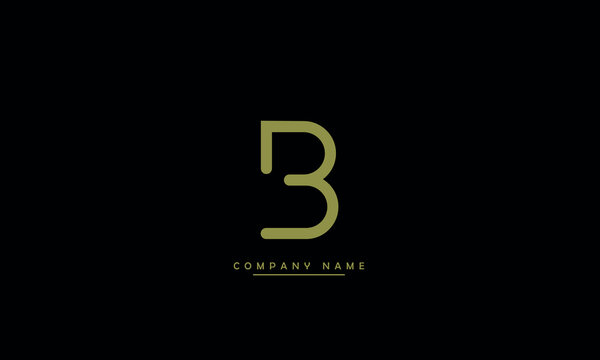 B Abstract Letter Logo Monogram