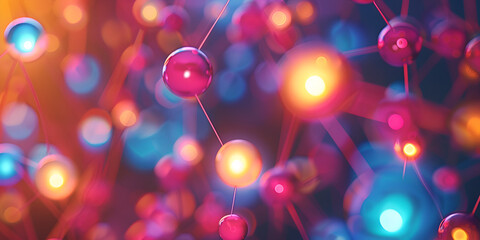 Hyper realisitc colorful vibrant lightspectrum blurry bokeh background wallpaper light effects, Vintage lights background Festive elegant abstract background with bokeh lights