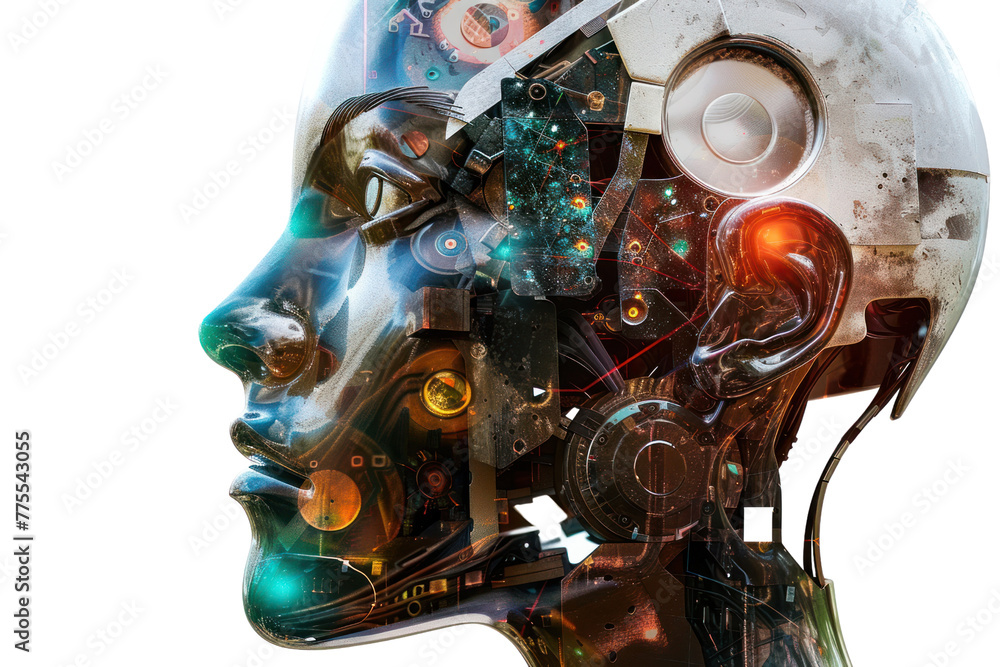 Aufkleber Artificial Intelligence: A technology that plays an important role in many sectors. People are interested in the potential and applications of artificial intelligence to improve the quality of life.Is