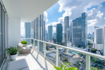 Professional Photography of a High-Rise Condominium Showcasing its Sleek Architecture, Modern Amenities, And Breathtaking Skyline Vistas, Generative AI