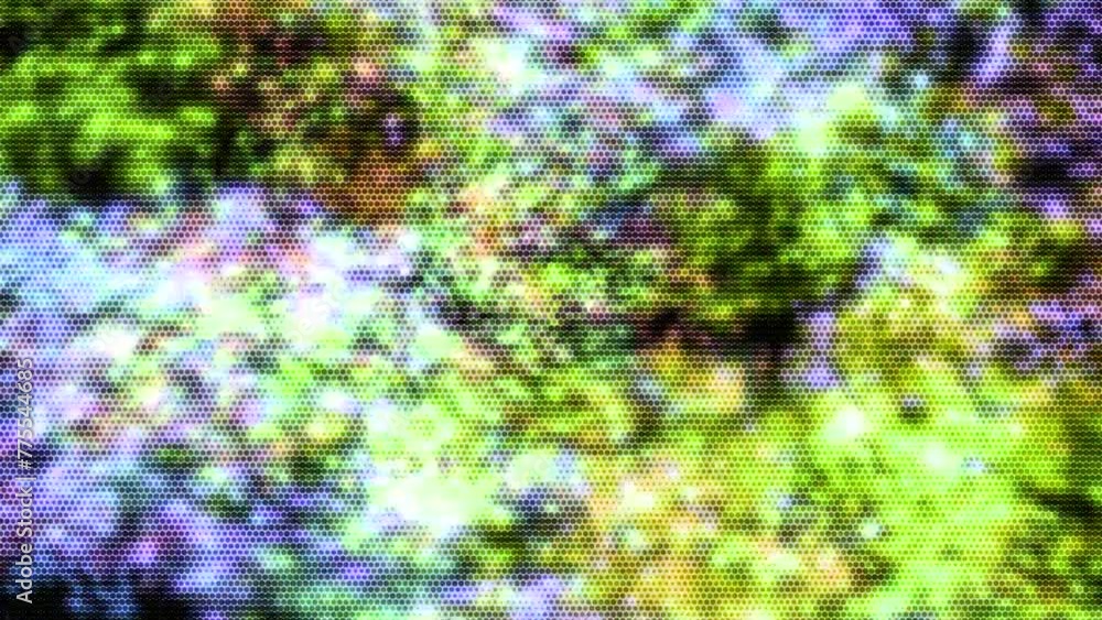 Poster motion background matrix style randomly generated particles sparks light rays star bursts vortex