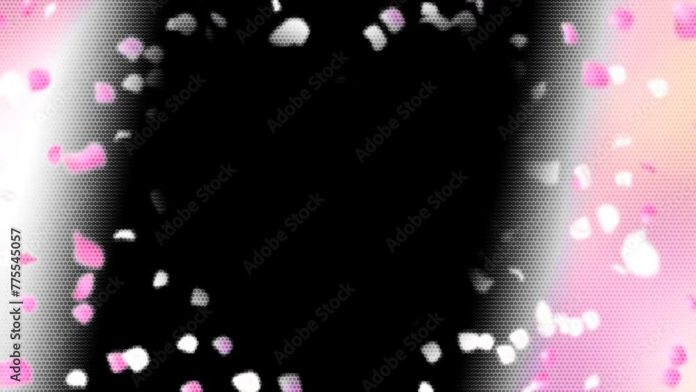Poster motion background matrix style randomly generated particles sparks light rays star bursts vortex