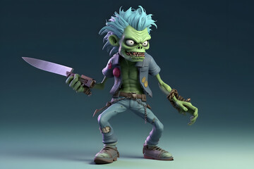 3d zombie characters