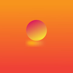 abstract background with sun