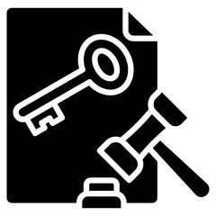 Regulation Key Icon Element For Design