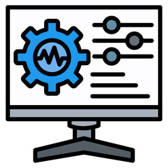 Control Panel Icon Element For Design