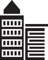 Tower and Edifice Glyph Icon