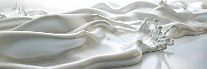 A detailed view of whipped cream in a bowl. Perfect for food and dessert. - obrazy, fototapety, plakaty