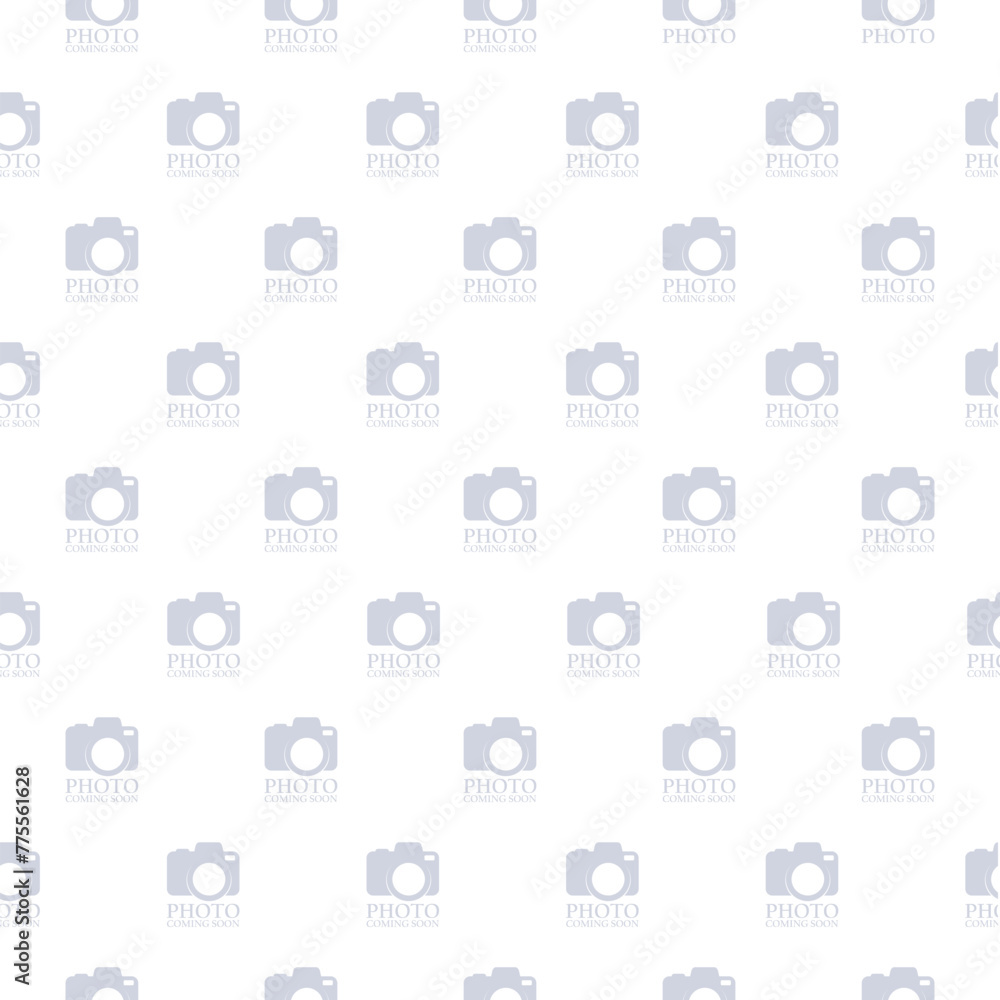 Poster no photo available or missing image seamless pattern isolated on white background