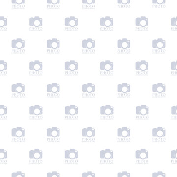 No photo available or missing image seamless pattern isolated on white background