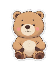 Adorable Teddy Bear Cartoon