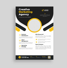  Business flyer design template