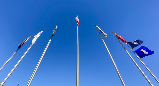 Field of Flags at the VFW