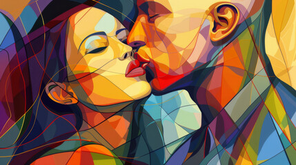  The effective use of color in brand promotion helps to create strong connections with customers, and the kiss scene conveys the warmth and sincerity of the relationship.