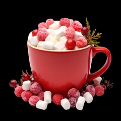 cup of coffee with candy