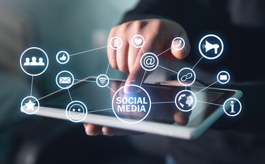Social Media concept. Network. Communication