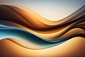 abstract glass wave background design 