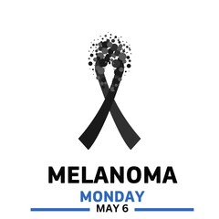 Melanoma Monday, suitable for social media post, card greeting, banner, template design, print, suitable for event, website, vector illustration, May 8 - obrazy, fototapety, plakaty