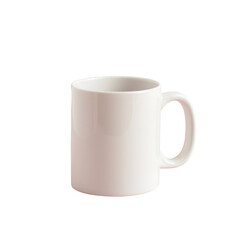 A white coffee mug on a Transparent Background