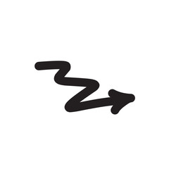 Doodle Vector Arrow