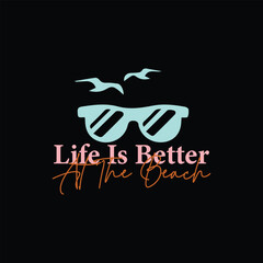 summer beach vacation tshirt design