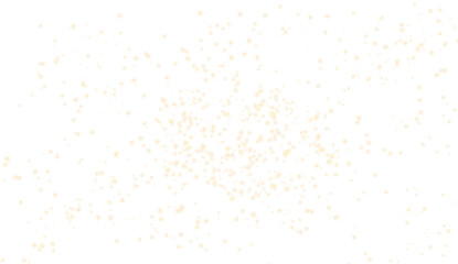 Elegant stars dust particles glittering seamless on transparent background.