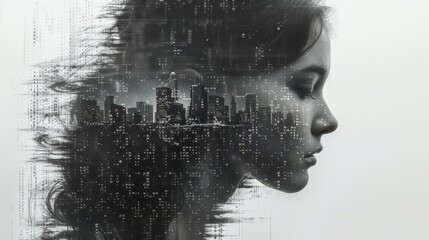 Binary Silhouette: The Digital Embodiment of Feminine Beauty Generative AI