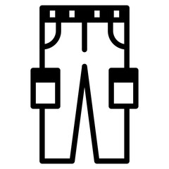 cargo pants clothes icon