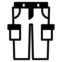 cargo pants clothes icon