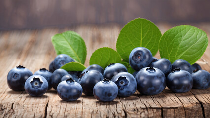 Blueberry fruit background. Generative AI.