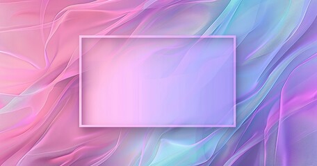 Create an image of a slender frame border with a gradient color transition from blue to purple to pink. The aspect ratio of the frame should be 128:9.
