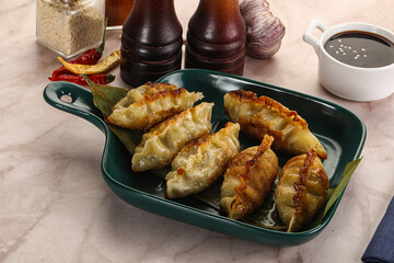 Fried Japanese stuffed dumplings - Gyoza