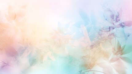 abstract colorful background with flowers