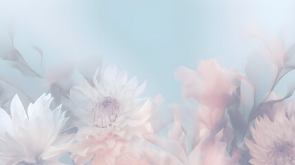 light soft dreamy floral abstract background