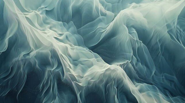 River Whispers: A shapeless canvas captures the gentle murmur of rivers, invoking serenity and minimalism.