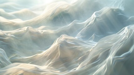 Sandstorm Stillness: Layers without form evoke the quietude of a sandstorm, offering a calming and...