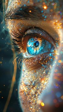 Visionary peering into the kaleidoscope of fate