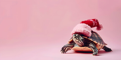 turtles are walking on white background, transparent PNG