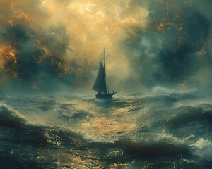 Seafarer adrift in an ocean of dreams
