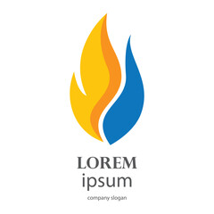 oil and gas fuel mining logo design