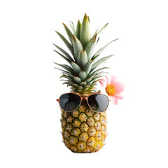 a pineapple isolated on transparent background