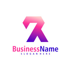 Letter R logo design vector. Creative Initial R logo concepts template