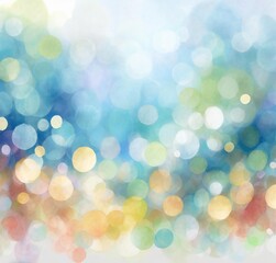 Obraz premium bubble, watercolor, watercolor background, bokeh, watercolor bokeh, light, blur,